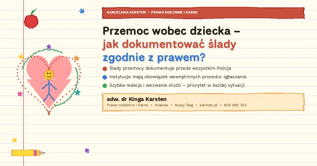 Dokumentowanie przemocy wobec dziecka.