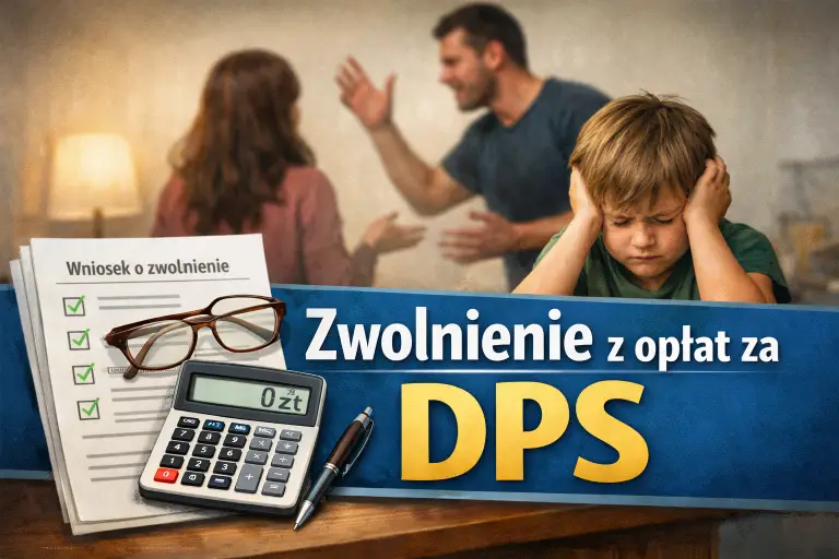 Wniosek o zwolnienie z opłat za DPS.