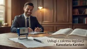 Usługi legislacji adwokat dr Kinga Karsten – tworzenie aktów prawnych.