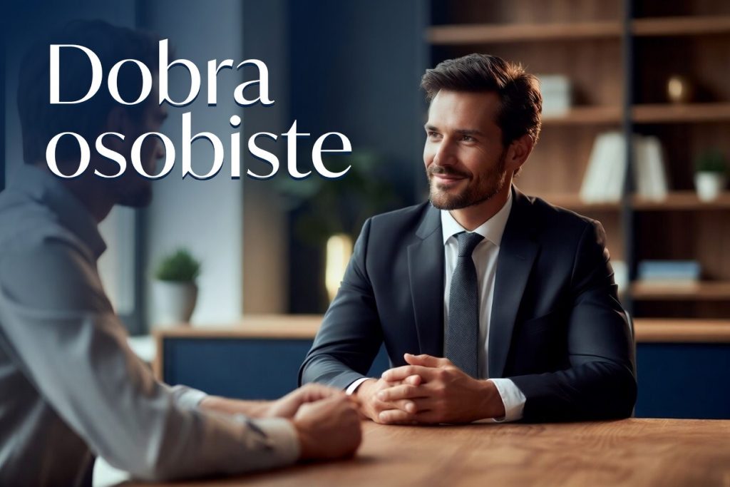 Prawnik rozmawia z klientem w kancelarii tym co to ochrona dóbr osobistych, prywatności, wizerunku i dobrego imienia