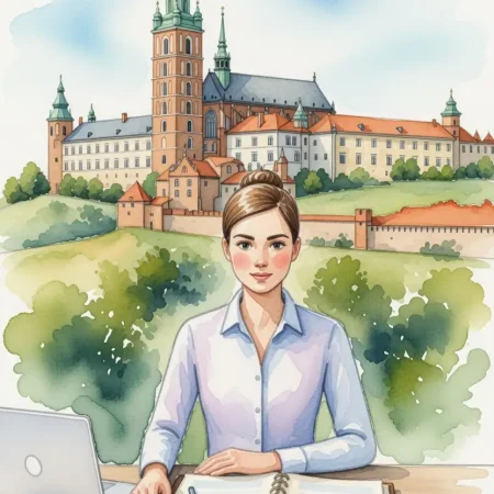 Podział majątku wspólnego Kraków – adwokat rodzinny przy biurku podczas konsultacji rozwodowej i podziału majątku po rozwodzie